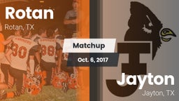 Matchup: Rotan vs. Jayton  2017