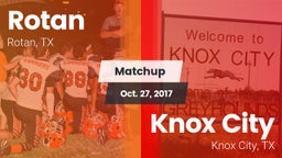 Matchup: Rotan vs. Knox City  2016