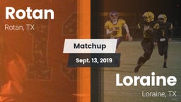 Matchup: Rotan vs. Loraine  2019