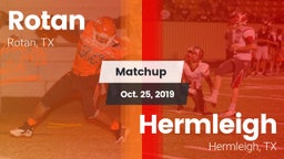 Matchup: Rotan vs. Hermleigh  2019