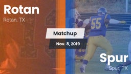 Matchup: Rotan vs. Spur  2019