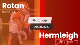 Matchup: Rotan vs. Hermleigh  2020