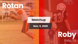 Matchup: Rotan vs. Roby  2020