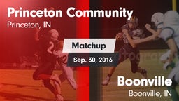 Matchup: Princeton Community vs. Boonville  2016
