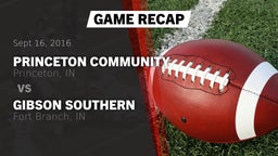 Recap: Princeton Community  vs. Gibson Southern  2016