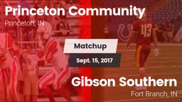 Matchup: Princeton Community vs. Gibson Southern  2017