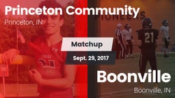 Matchup: Princeton Community vs. Boonville  2017