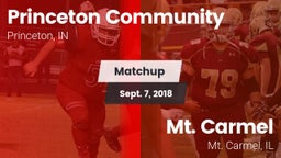 Matchup: Princeton Community vs. Mt. Carmel  2018