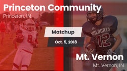Matchup: Princeton Community vs. Mt. Vernon  2018