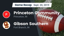 Recap: Princeton Community  vs. Gibson Southern  2019