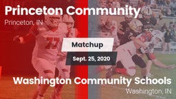 Matchup: Princeton Community vs. Washington Community Schools 2020