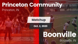 Matchup: Princeton Community vs. Boonville  2020
