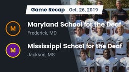 Recap: Maryland School for the Deaf  vs. Mississippi School for the Deaf  2019