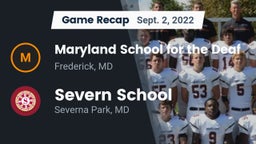 Recap: Maryland School for the Deaf  vs. Severn School 2022