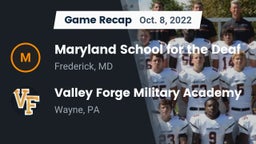 Recap: Maryland School for the Deaf  vs. Valley Forge Military Academy 2022