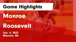 Monroe  vs Roosevelt  Game Highlights - Jan. 4, 2022