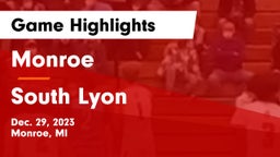 Monroe  vs South Lyon  Game Highlights - Dec. 29, 2023