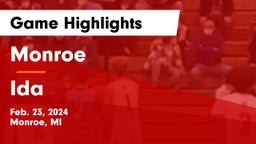 Monroe  vs Ida  Game Highlights - Feb. 23, 2024