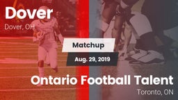 Matchup: Dover vs. Ontario Football Talent 2019