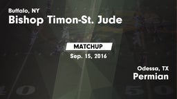 Matchup: Bishop Timon-St. Jud vs. Permian  2016