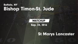 Matchup: Bishop Timon-St. Jud vs. St Marys Lancaster 2016