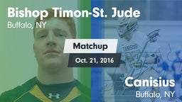 Matchup: Bishop Timon-St. Jud vs. Canisius  2016