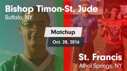 Matchup: Bishop Timon-St. Jud vs. St. Francis  2016