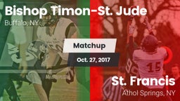 Matchup: Bishop Timon-St. Jud vs. St. Francis  2017