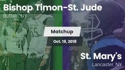 Matchup: Bishop Timon-St. Jud vs. St. Mary's  2018