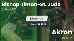 Matchup: Bishop Timon-St. Jud vs. Akron  2019