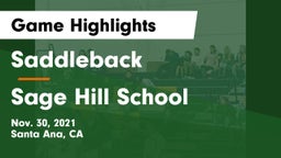 Saddleback  vs Sage Hill School Game Highlights - Nov. 30, 2021