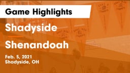 Shadyside  vs Shenandoah  Game Highlights - Feb. 5, 2021