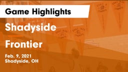 Shadyside  vs Frontier  Game Highlights - Feb. 9, 2021