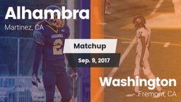 Matchup: Alhambra vs. Washington  2017