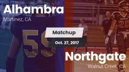 Matchup: Alhambra vs. Northgate  2017