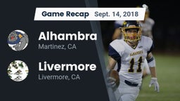 Recap: Alhambra  vs. Livermore  2018