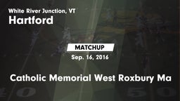 Matchup: Hartford vs. Catholic Memorial West Roxbury Ma 2016