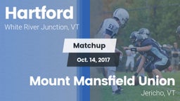 Matchup: Hartford vs. Mount Mansfield Union  2017