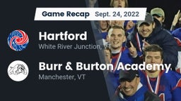 Recap: Hartford  vs. Burr & Burton Academy  2022