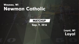 Matchup: Newman vs. Loyal  2016