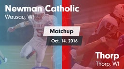 Matchup: Newman vs. Thorp  2016