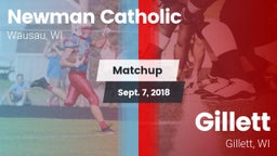 Matchup: Newman vs. Gillett  2018