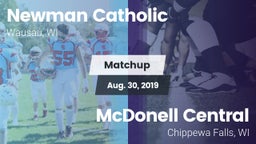 Matchup: Newman vs. McDonell Central  2019