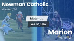 Matchup: Newman vs. Marion  2020