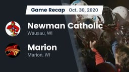 Recap: Newman Catholic  vs. Marion  2020