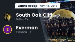 Recap: South Oak Cliff  vs. Everman  2018