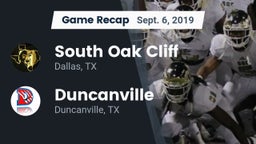 Recap: South Oak Cliff  vs. Duncanville  2019