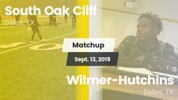 Matchup: South Oak Cliff vs. Wilmer-Hutchins  2019