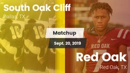 Matchup: South Oak Cliff vs. Red Oak  2019