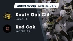 Recap: South Oak Cliff  vs. Red Oak  2019